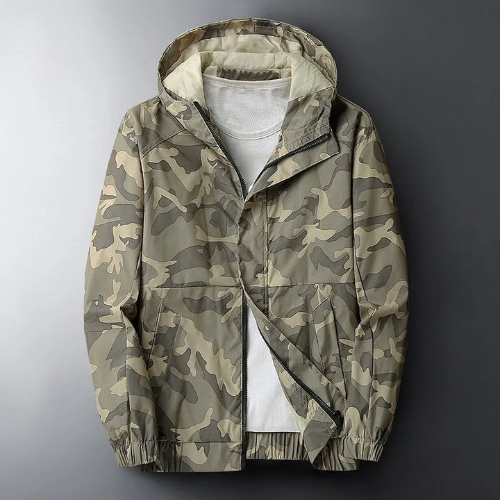 Men’s Camouflage Hooded Jacket | Casual