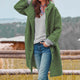 Women’s Button-Up Coat | Casual Long Fit