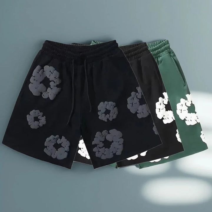 Unisex Summer Printed Shorts | Drawstring
