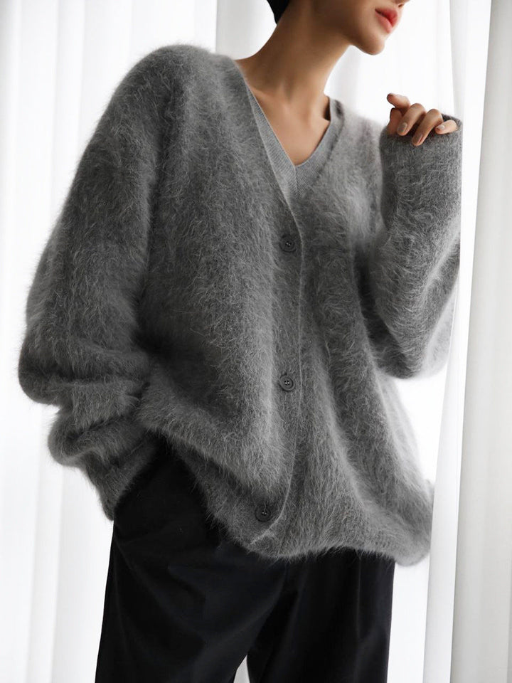Women’s Fluffy Oversized Cardigan | Casual