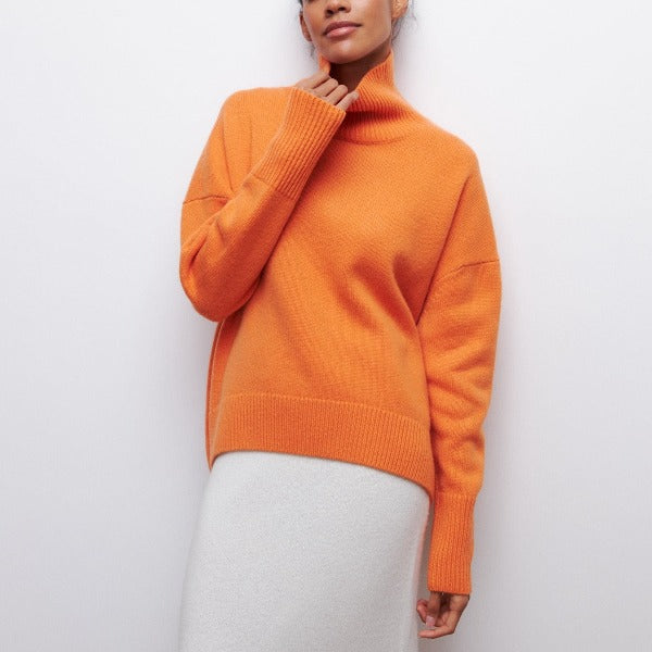 Women’s Oversized Turtleneck Sweater | Long Sleeve