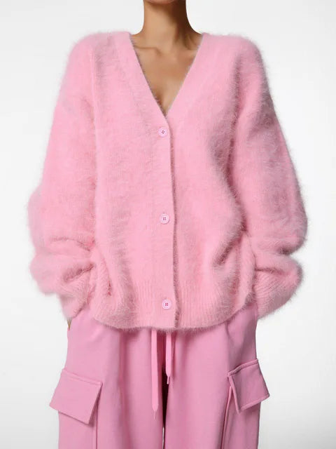 Women’s Fluffy Oversized Cardigan | Casual