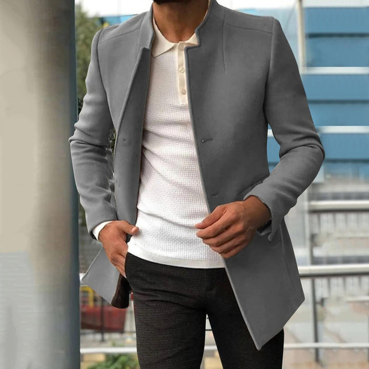 Men’s Stylish Open Coat | Slim Fit