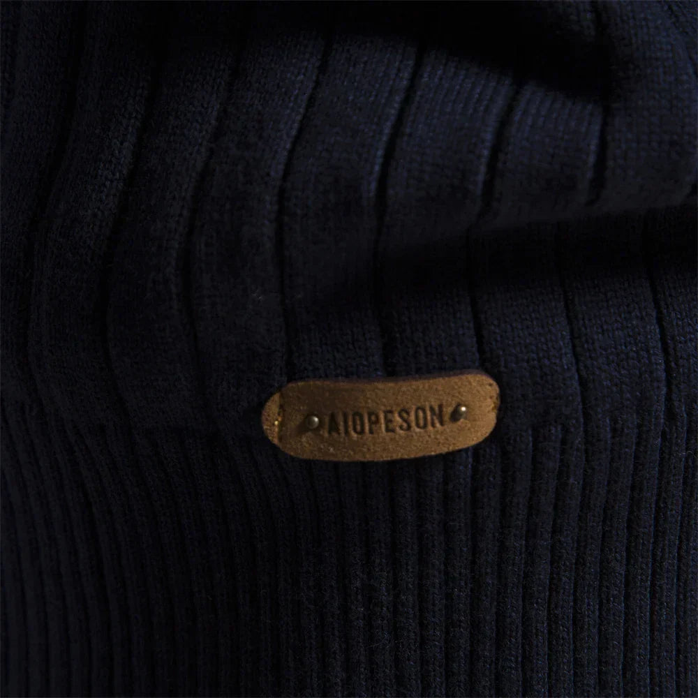 Preston - Men's Half Zip Wool Sweater
