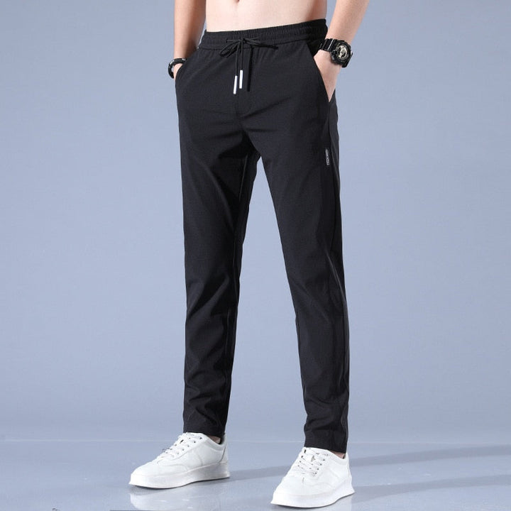Slim Fit Joggers | Tapered Cut with Elastic Waist