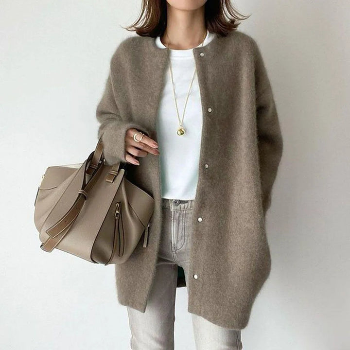 Women’s Casual Long Cardigan | Button-Up