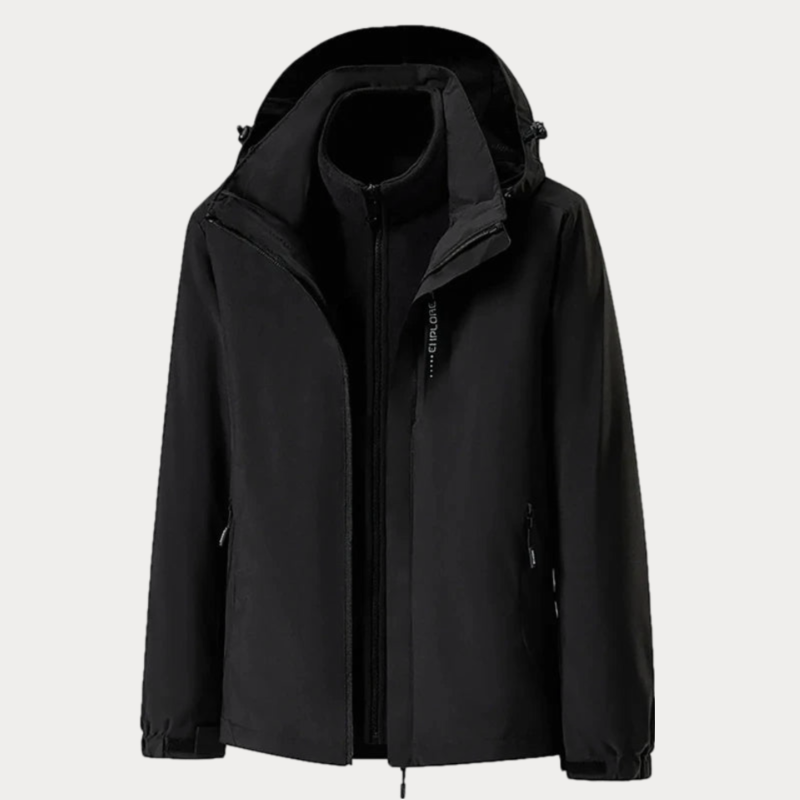 Men’s 3-in-1 Windbreaker Jacket | Hooded