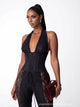 Women’s Halter Lace Jumpsuit | Corset Style
