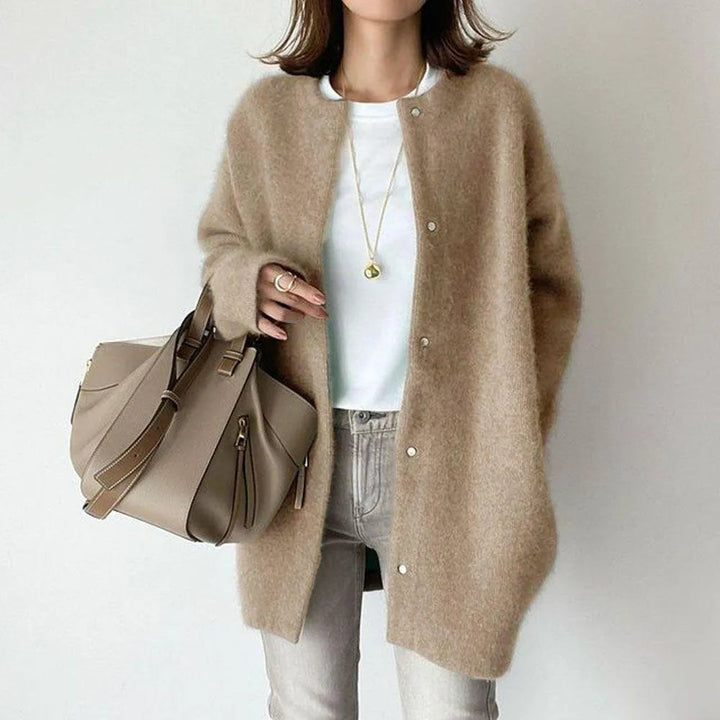 Women’s Casual Long Cardigan | Button-Up