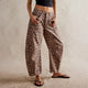 Women’s Leopard Print Pants | Wide Leg