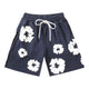 Men’s Floral Print Shorts | Drawstring Waist