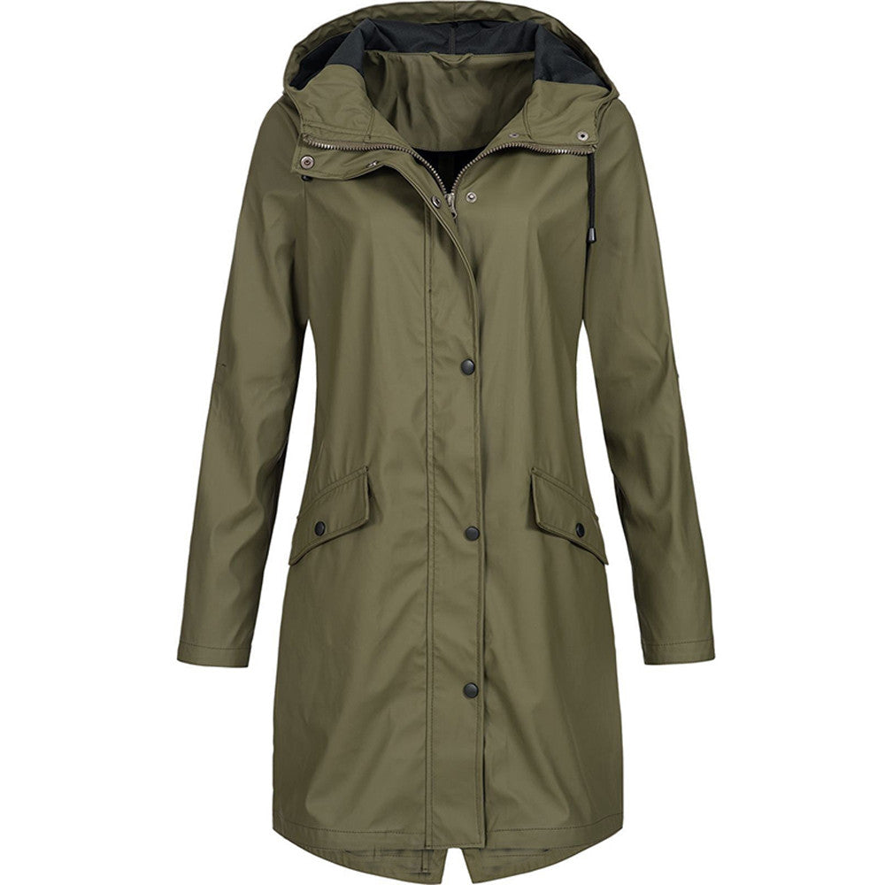 Women’s Hooded Rain Coat | Waterproof