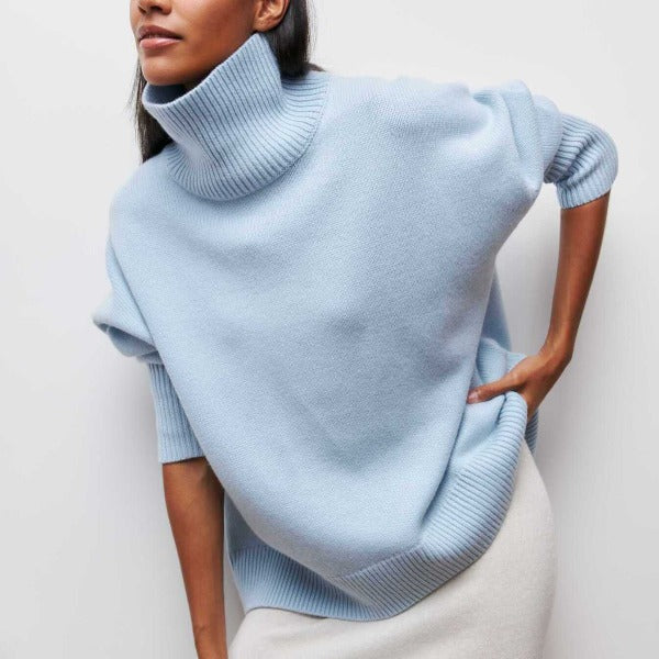 Women’s Oversized Turtleneck Sweater | Long Sleeve