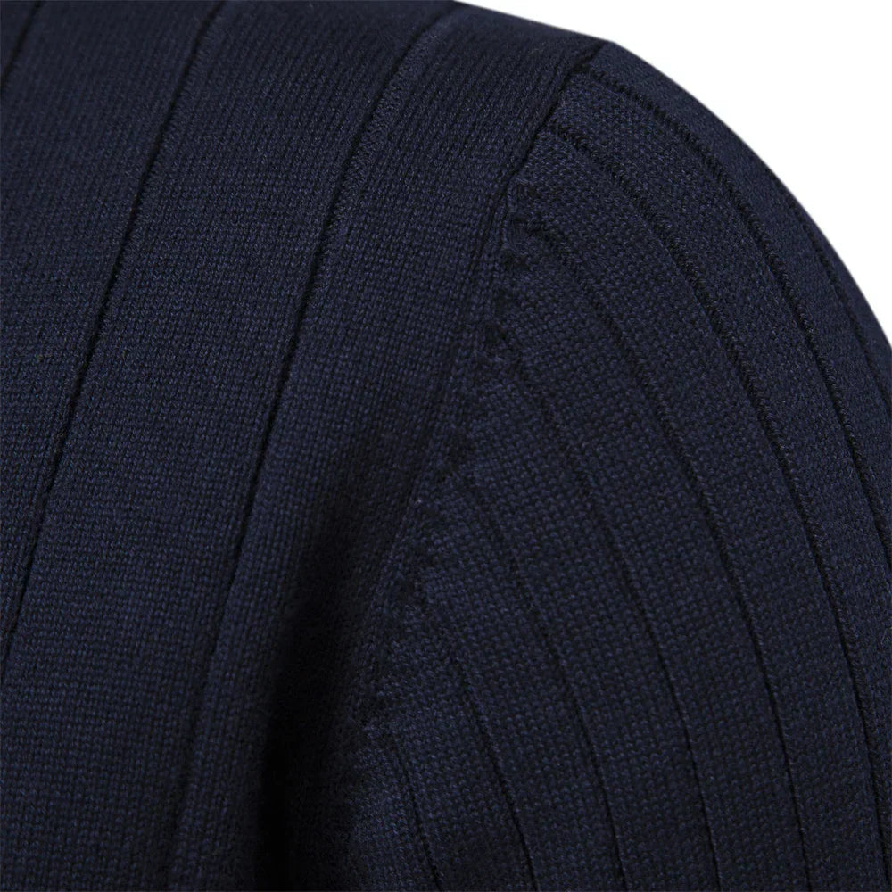 Preston - Men's Half Zip Wool Sweater
