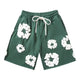 Men’s 3D Floral Print Swim Shorts | Drawstring Waist
