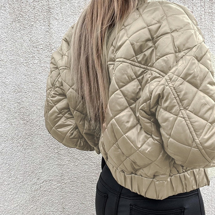 Women’s Quilted Bomber Jacket | Casual