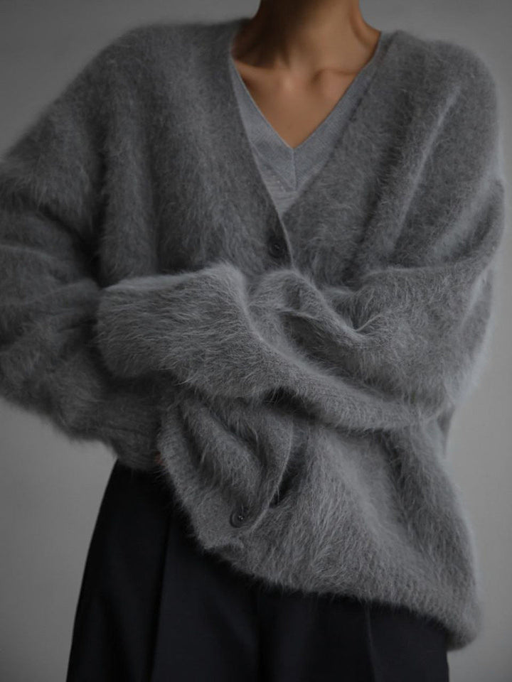 Women’s Fluffy Oversized Cardigan | Casual
