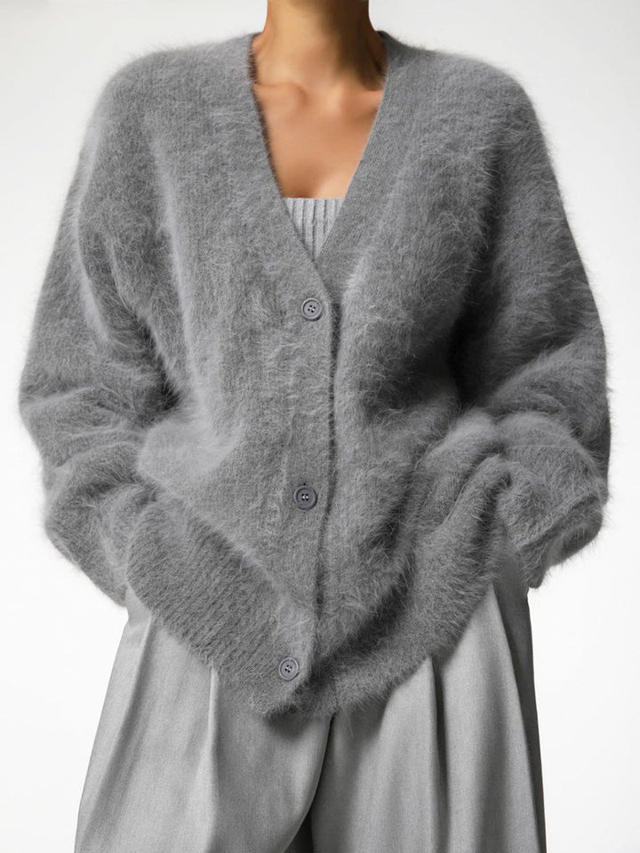 Women’s Fluffy Oversized Cardigan | Casual