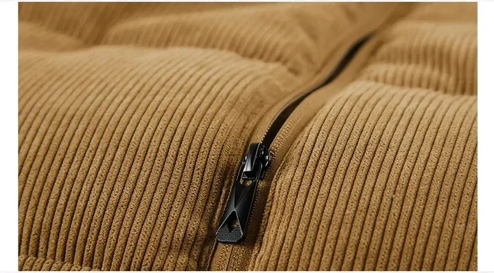 Zack - Men's Fleece-Lined Corduroy Vest
