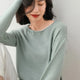 Women’s Solid Knit Sweater | Long Sleeve