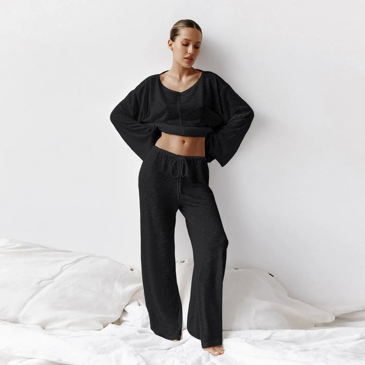 Women’s Relaxed Lounge Set | Wide Leg