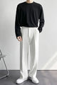 Men’s Wide Leg Trousers | Pleated