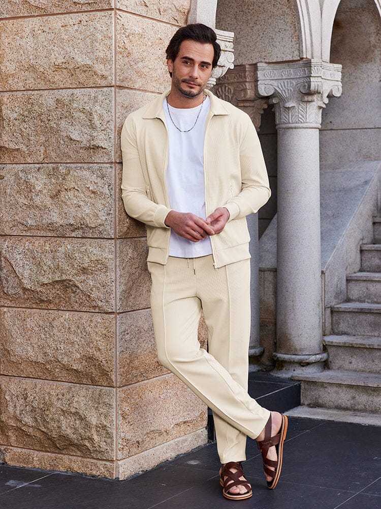 Men’s Two-Piece Tracksuit | Zipper Jacket & Trousers