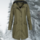 Women’s Waterproof Hooded Raincoat | Long