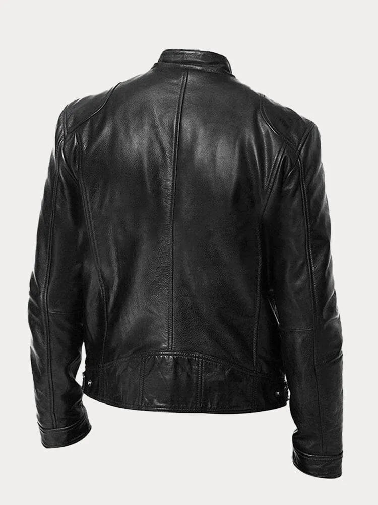 Men’s Stand Collar Jacket | Zip-Up
