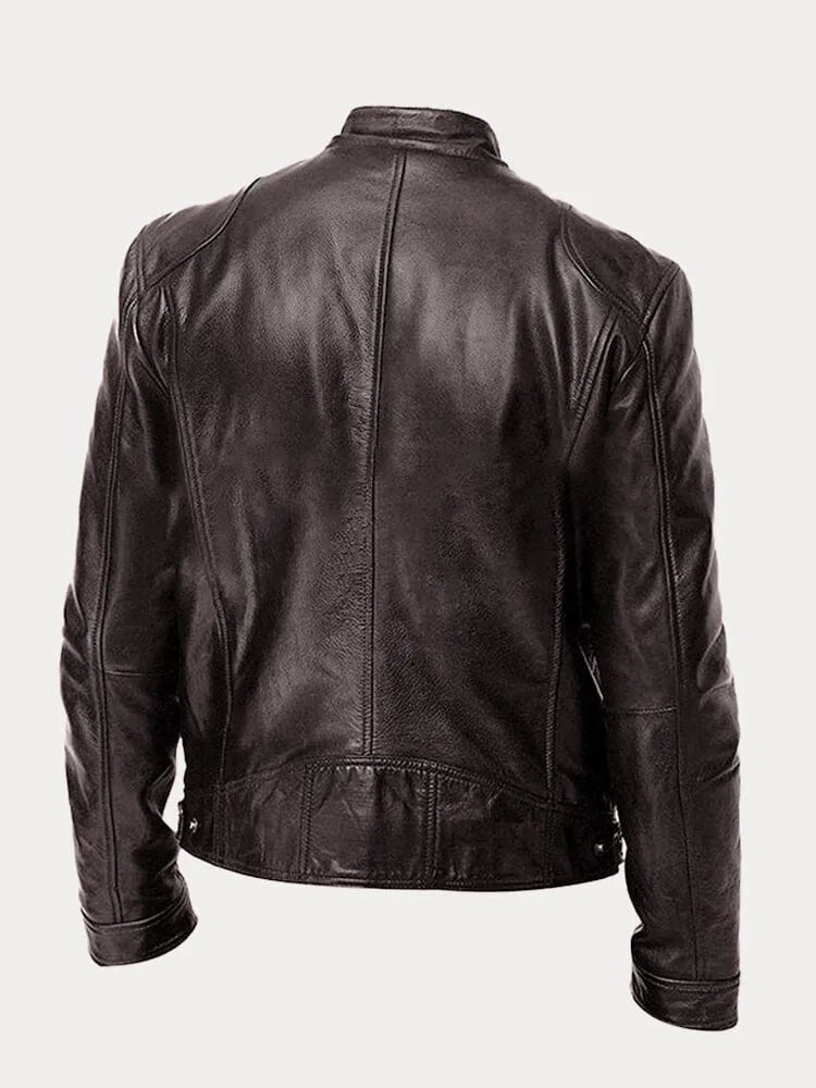 Men’s Stand Collar Jacket | Zip-Up