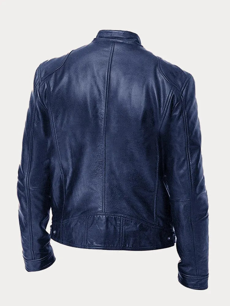 Men’s Stand Collar Jacket | Zip-Up