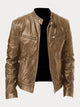Men’s Stand Collar Jacket | Zip-Up