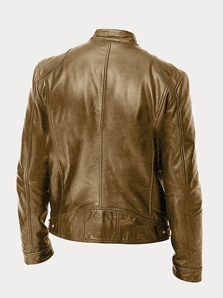 Men’s Stand Collar Jacket | Zip-Up