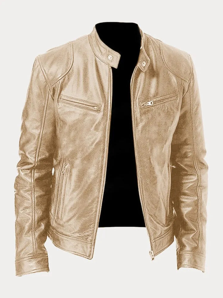 Men’s Stand Collar Jacket | Zip-Up