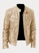 Men’s Stand Collar Jacket | Zip-Up