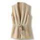 Women’s Ribbed Belted Vest | Sleeveless