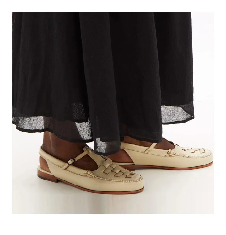 Women’s Woven Slingback Loafers | Closed Toe
