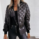 Women’s Quilted Bomber Jacket | Casual