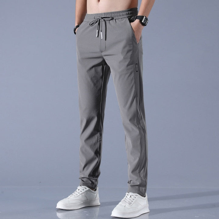 Slim Fit Joggers | Tapered Cut with Elastic Waist