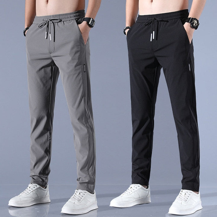Slim Fit Joggers | Tapered Cut with Elastic Waist