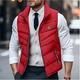 Men’s Zip-Up Vest | Chevron Stitch