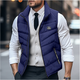 Men’s Zip-Up Vest | Chevron Stitch