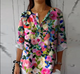 Women’s Printed V-Neck Blouse | Casual Fit