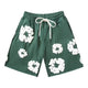 Men’s Floral Print Shorts | Drawstring Waist