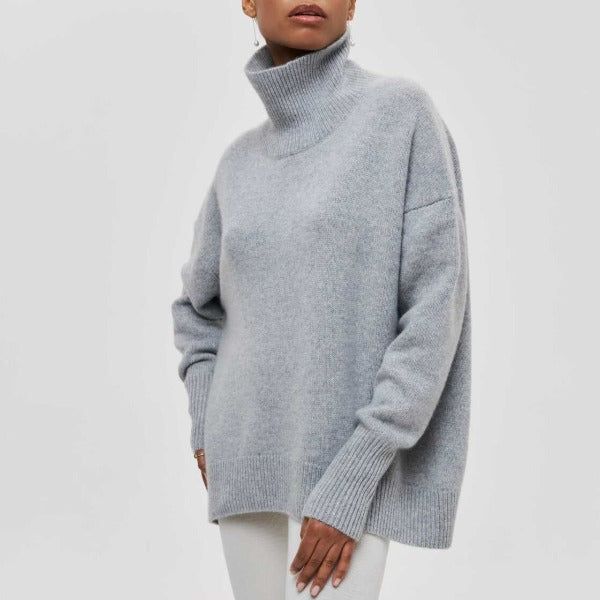 Women’s Oversized Turtleneck Sweater | Long Sleeve