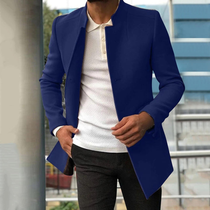 Men’s Stylish Open Coat | Slim Fit