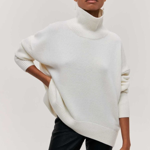 Women’s Oversized Turtleneck Sweater | Long Sleeve