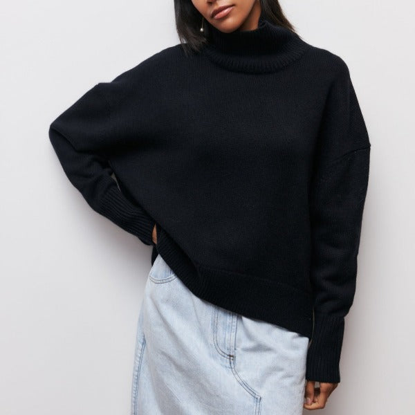 Women’s Oversized Turtleneck Sweater | Long Sleeve