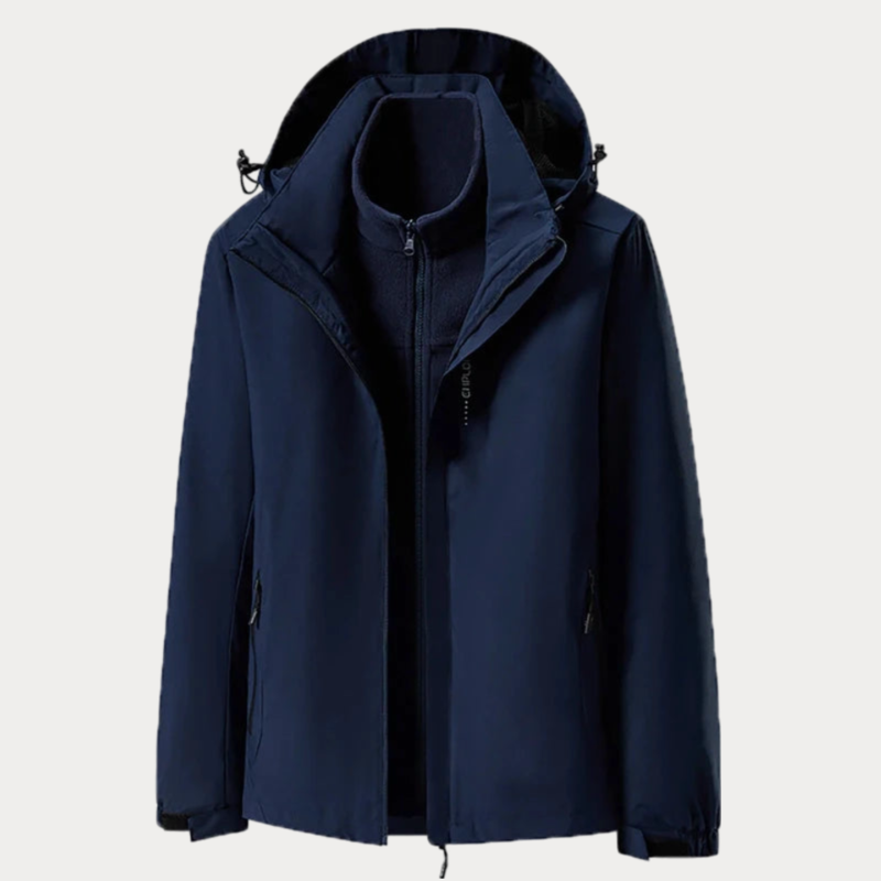 Men’s 3-in-1 Windbreaker Jacket | Hooded