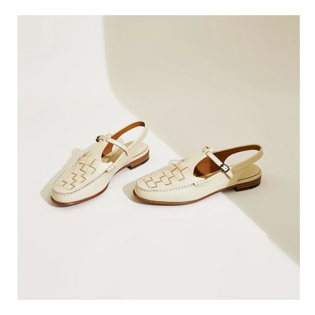 Women’s Woven Slingback Loafers | Closed Toe
